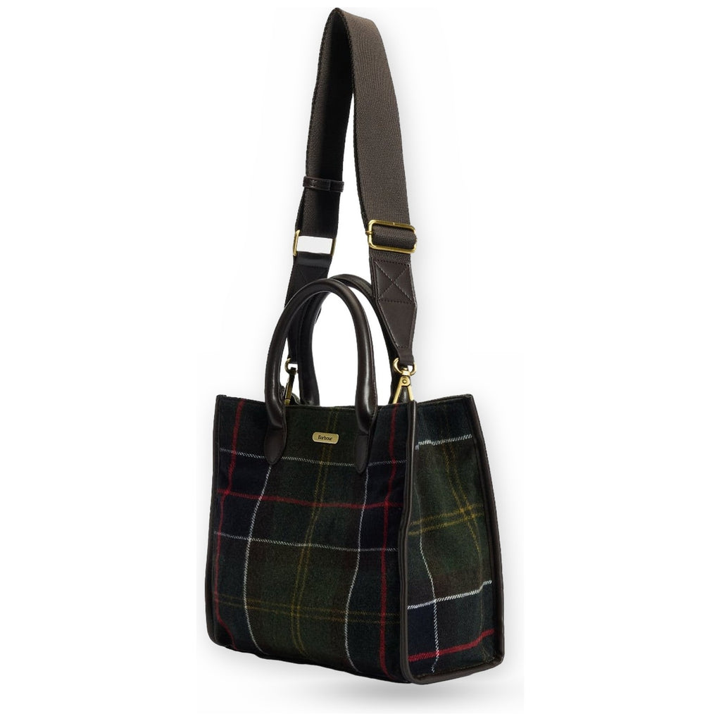 Borse Tote Donna Barbour - Barrhill Tartan Tote Bag - Multicolore
