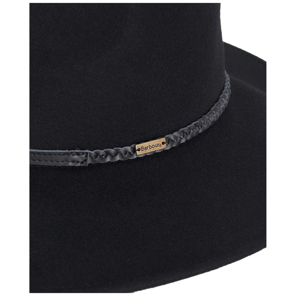 Bombette Donna Barbour - Tack Fedora - Nero