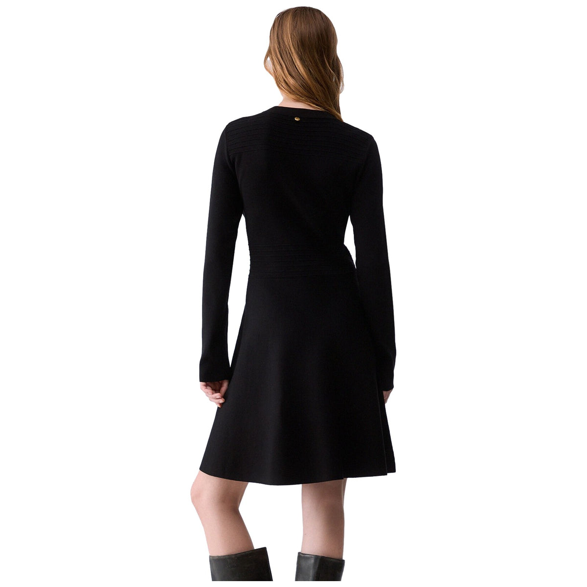 Vestiti casual Donna Liu Jo - Ecs Abito Maglia Fit&Flair - Nero