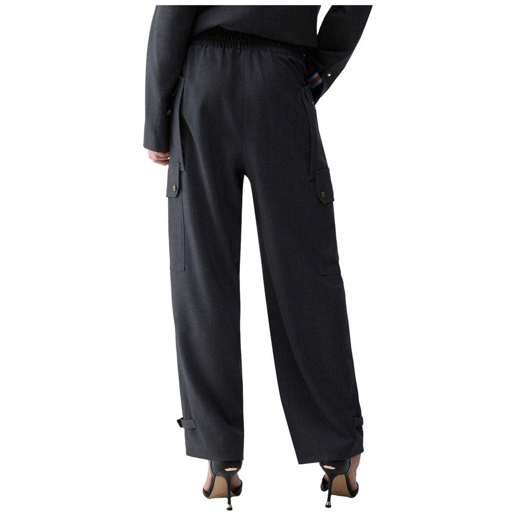 Pantaloni Donna Liu Jo - Cargo Pant Flanella - Grigio