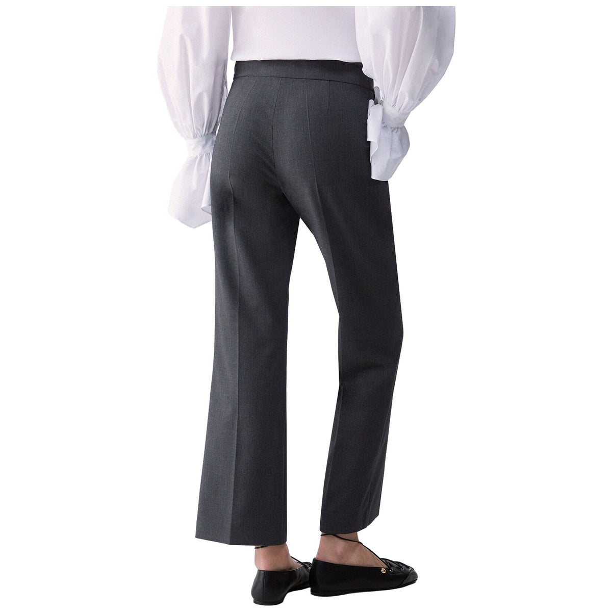 Pantaloni Donna Liu Jo - Pant. Trombetta Flanella - Grigio
