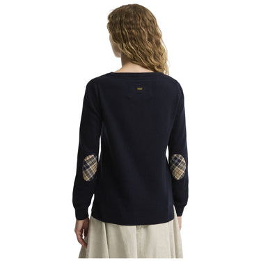Maglie Donna Barbour - Pendle Crew Knit - Blu