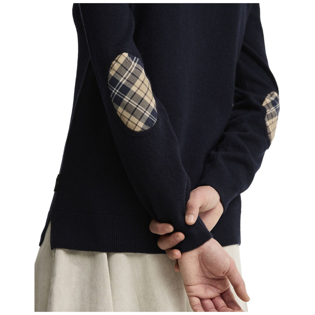 Maglie Donna Barbour - Pendle Crew Knit - Blu