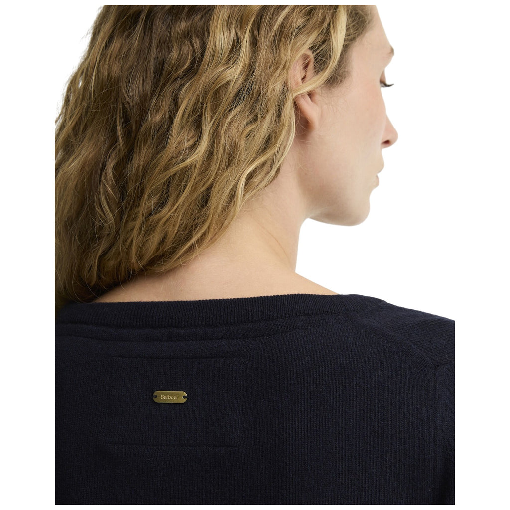 Maglie Donna Barbour - Pendle Crew Knit - Blu