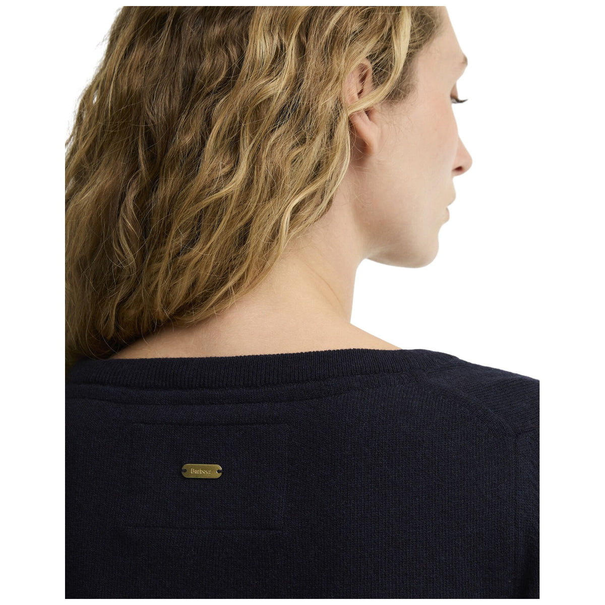 Maglie Donna Barbour - Pendle Crew Knit - Blu