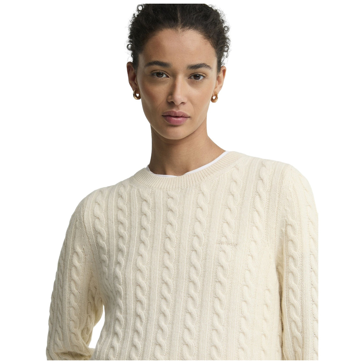 Maglioni Donna Barbour - Ashdown Knitted Jumper - Beige