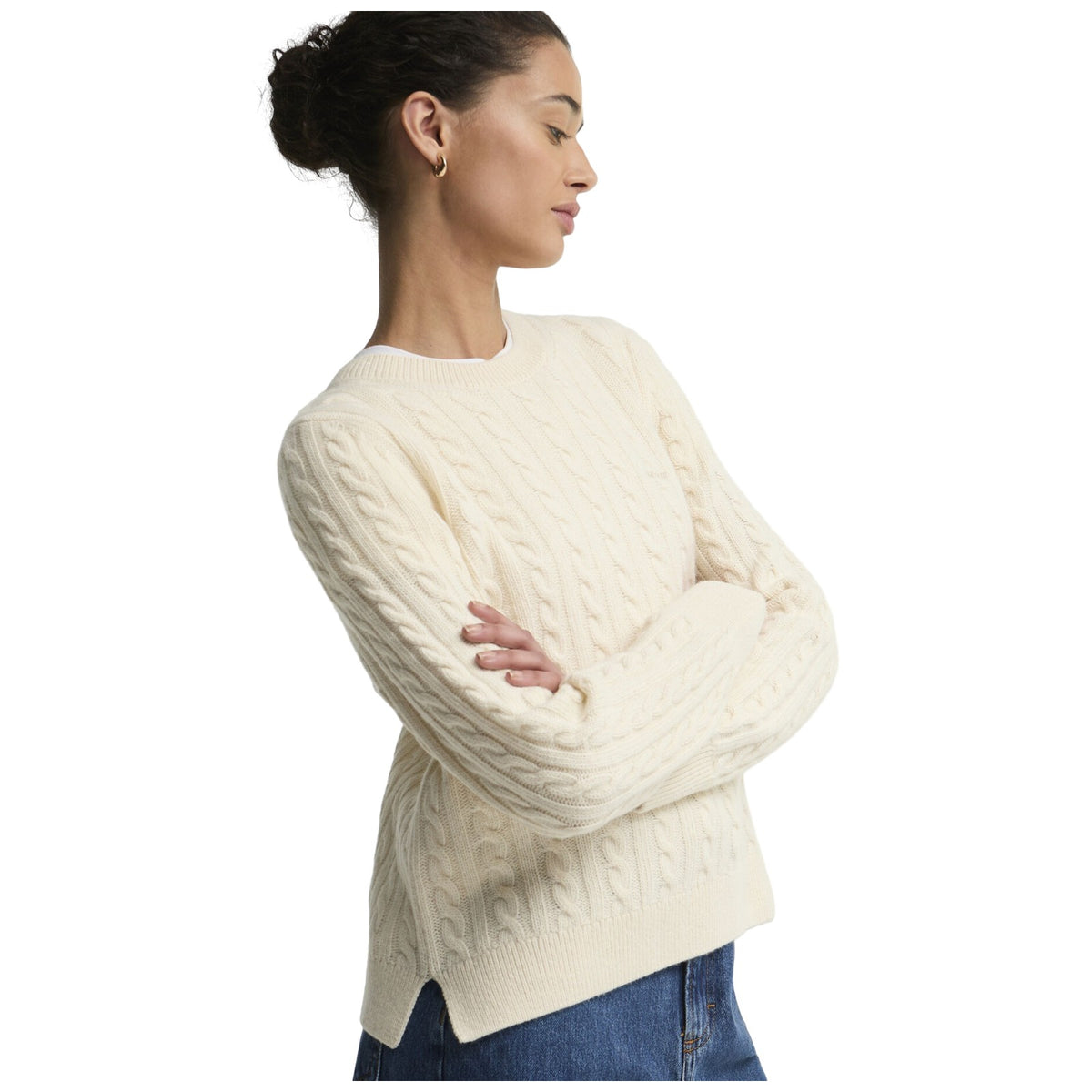 Maglioni Donna Barbour - Ashdown Knitted Jumper - Beige