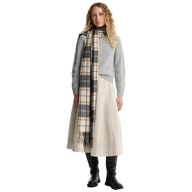 Sciarpe Donna Barbour - Stanway Tartan Wrap - Beige