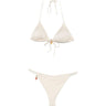 Coordinati Donna Mc2 Saint Barth - Triangle Bikini ( Leah + Zephire ) - Bianco