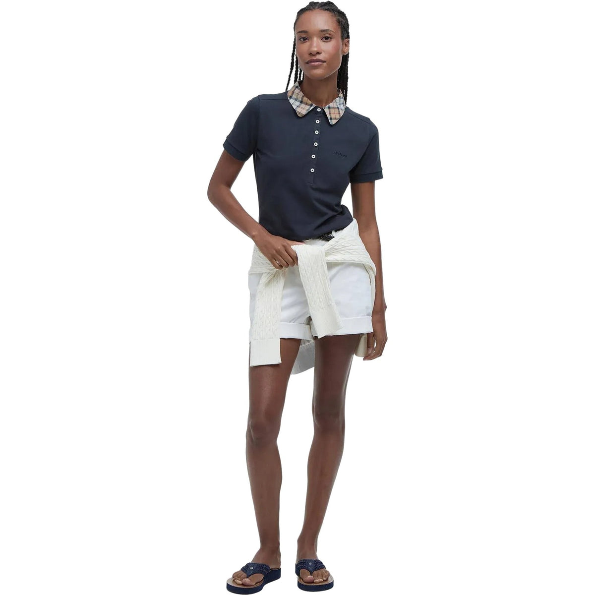 Polo Donna Barbour - Malvern Polo Shirt - Blu-Gianni Foti