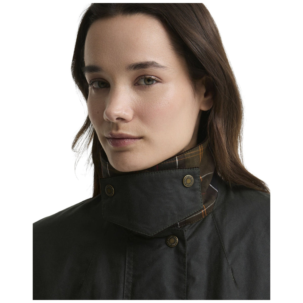 Giacche Donna Barbour - Modern Border Wax Jacket - Verde