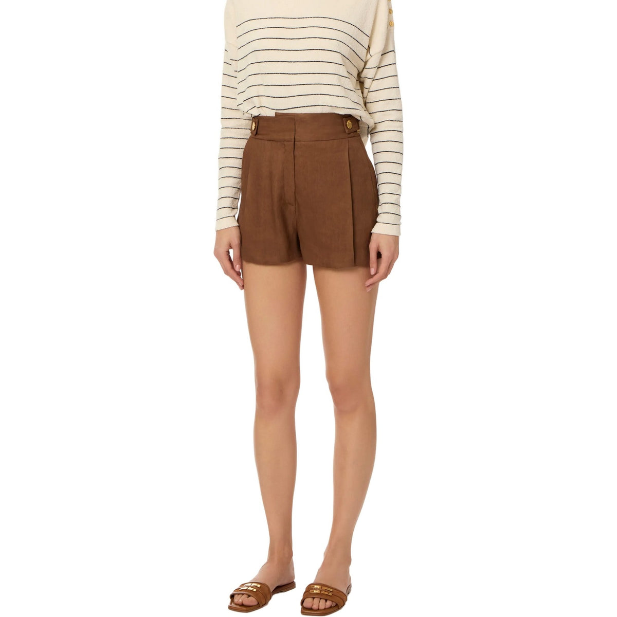 Pantaloncini Donna Elisabetta Franchi - Shorts - Marrone