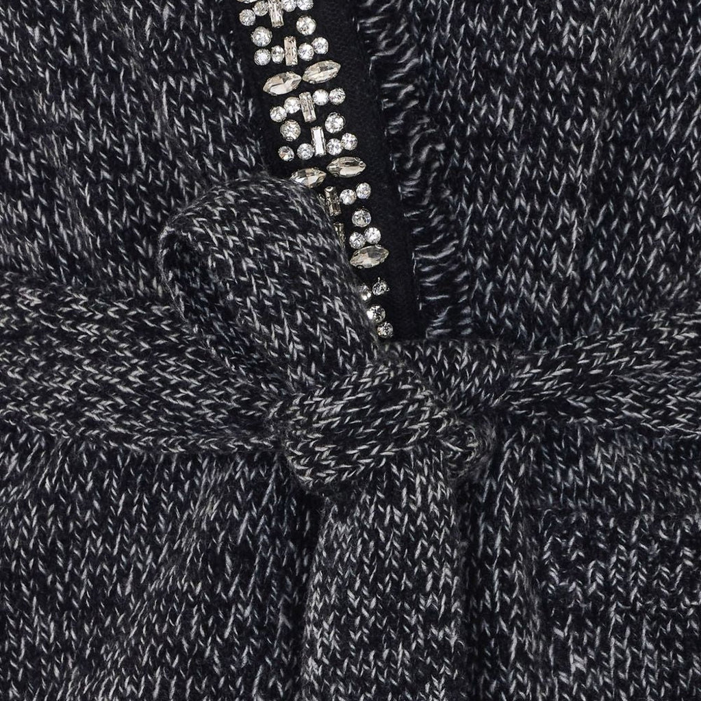 Cardigan Donna Liu Jo - Maglia Aperta M/L Passamaneria - Nero