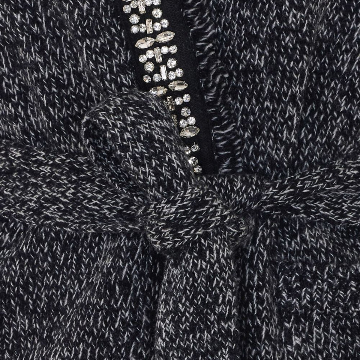 Cardigan Donna Liu Jo - Maglia Aperta M/L Passamaneria - Nero