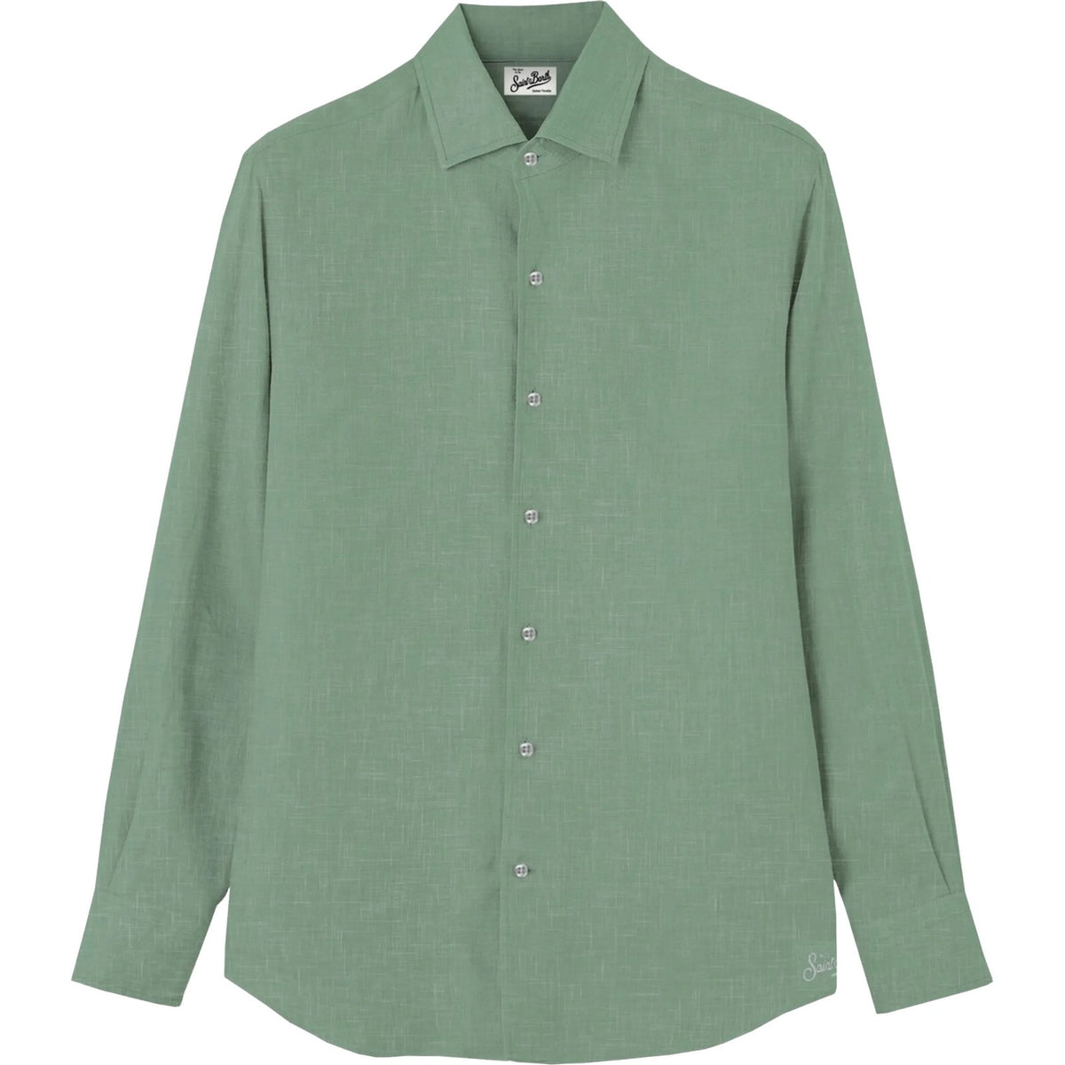 Camicie casual Uomo Mc2 Saint Barth - Shirt With Internal Facings - Verde