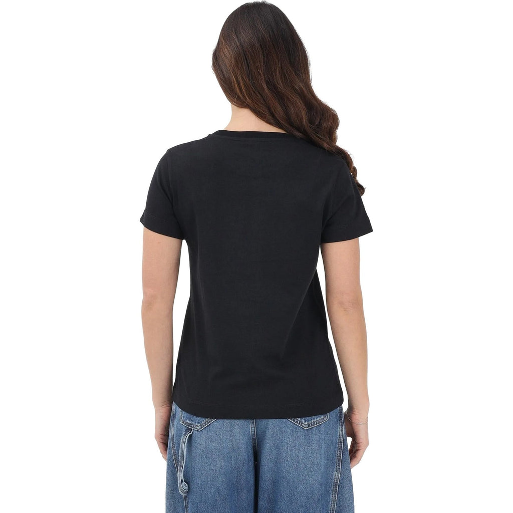 T-shirt Donna Pinko - Bussolotto T-Shirt Jersey Patc - Nero