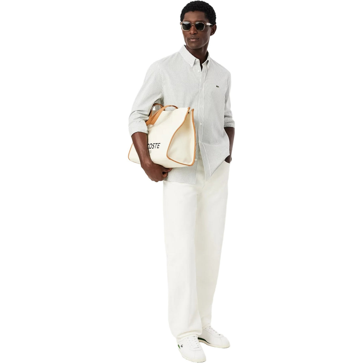 Camicie casual Uomo Lacoste - Camicia - Bianco-Gianni Foti