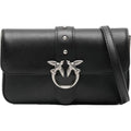 Borse a spalla Donna Pinko - Love One Slouchy Baby Vitello - Nero