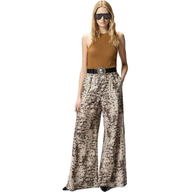 Pantaloni Donna Pinko - Gussola Pantalone Popeline Sta - Beige