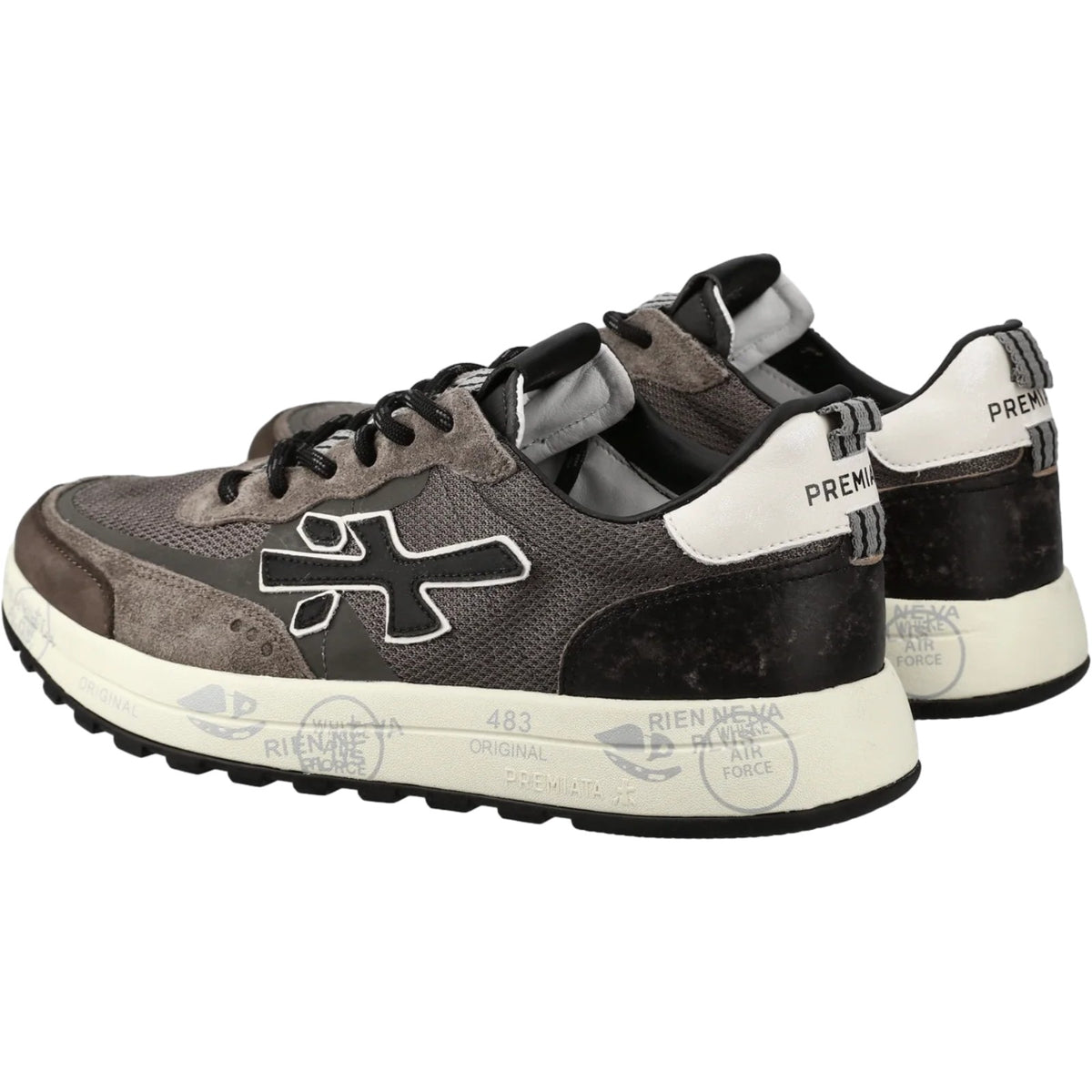 Sneaker Uomo Premiata - Nous - Grigio-Gianni Foti