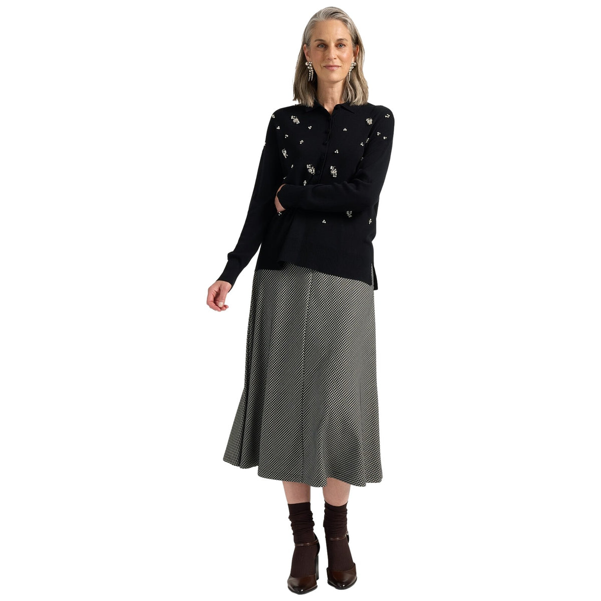 Maglie Donna Elena Mirò - Polo M010Z0 - Nero