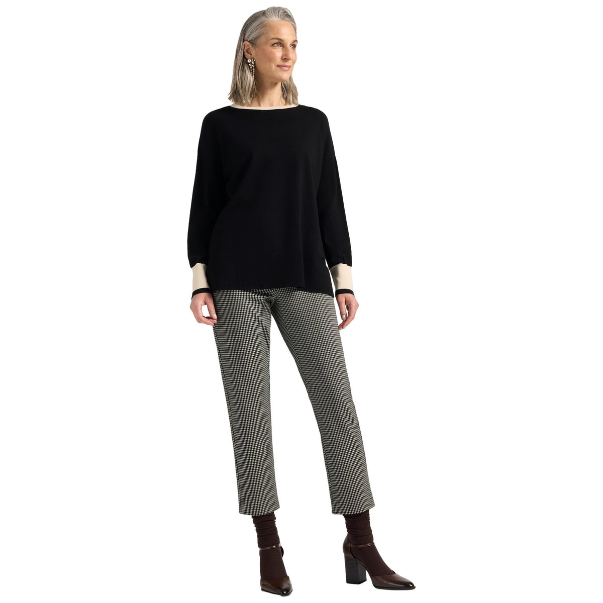 Maglioni Donna Elena Mirò - Pullover M035Z0 - Nero