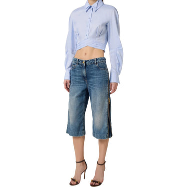 Pantaloni Donna Elisabetta Franchi - Pantalone mod. jeans - Blu