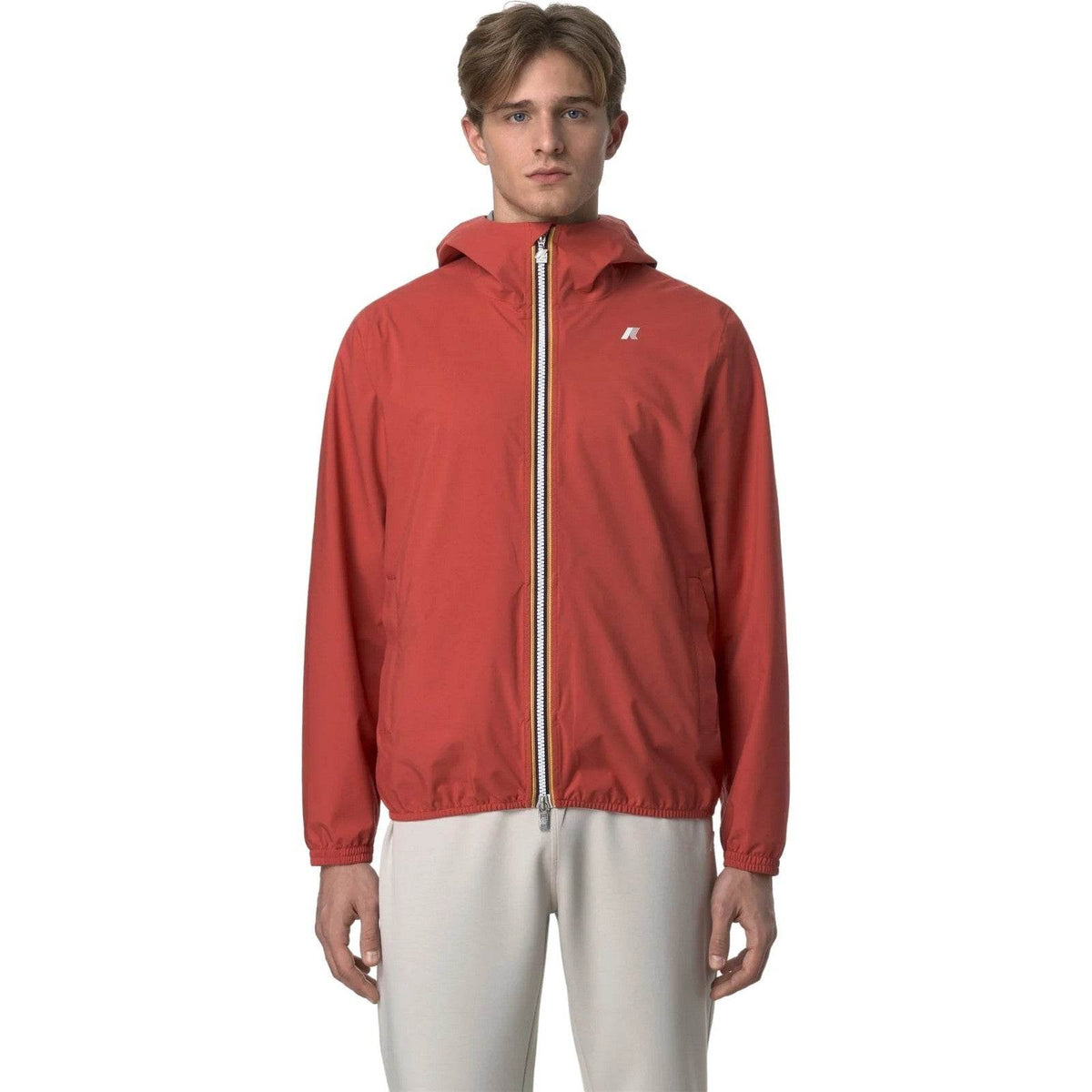 Giubbotti Uomo K-Way - Jack Eco Stretch Dot - Rosso-Gianni Foti