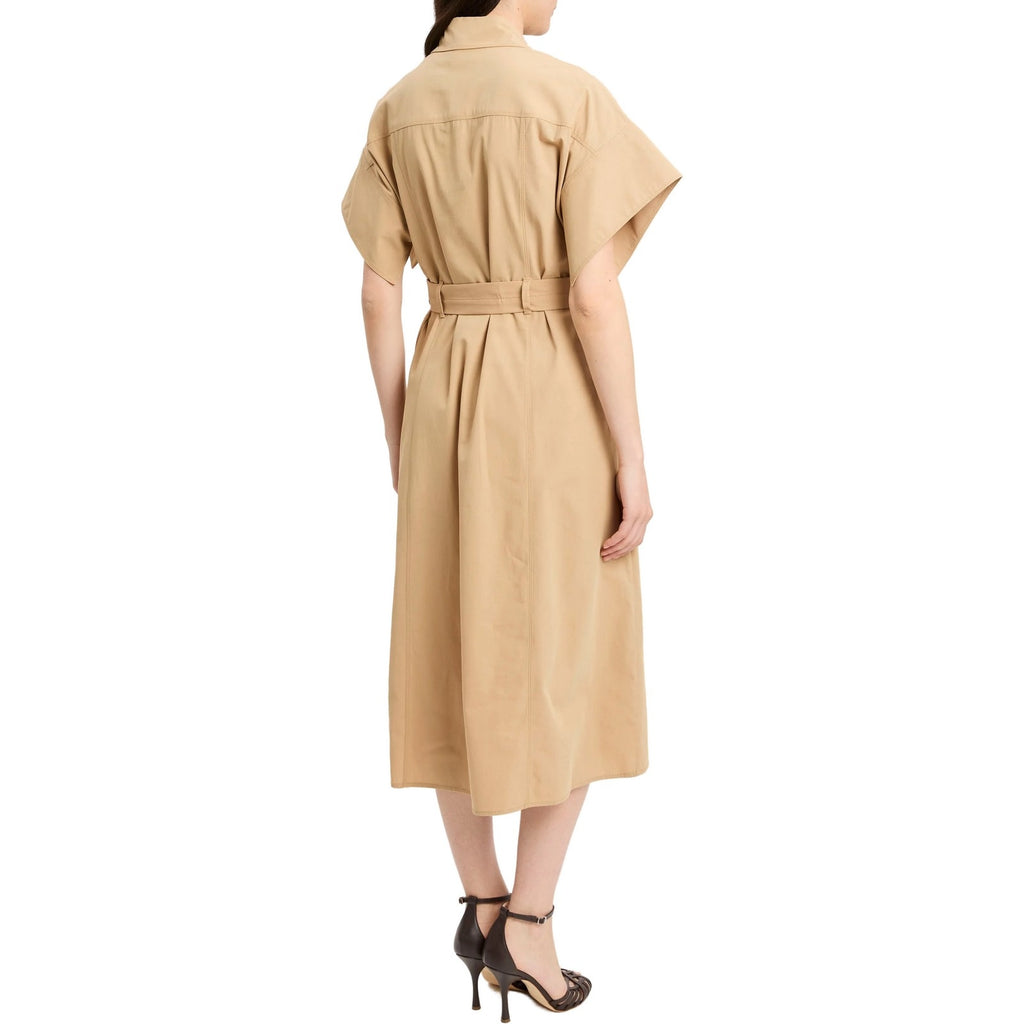 Vestiti da sera e cerimonia Donna Pinko - Alesha Abito Cotone Fluido - Beige