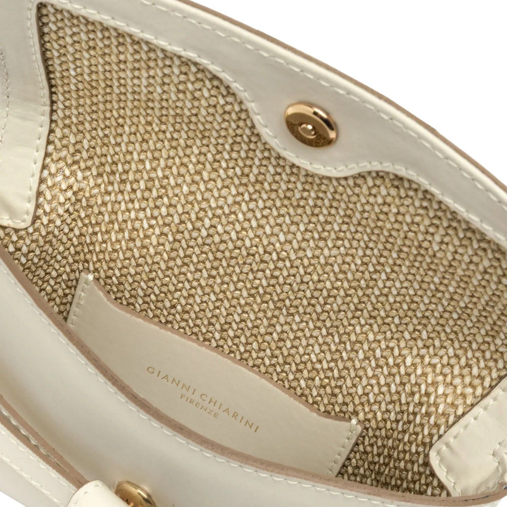 Borse a spalla Donna Gianni Chiarini - Borsa pelle - Bianco