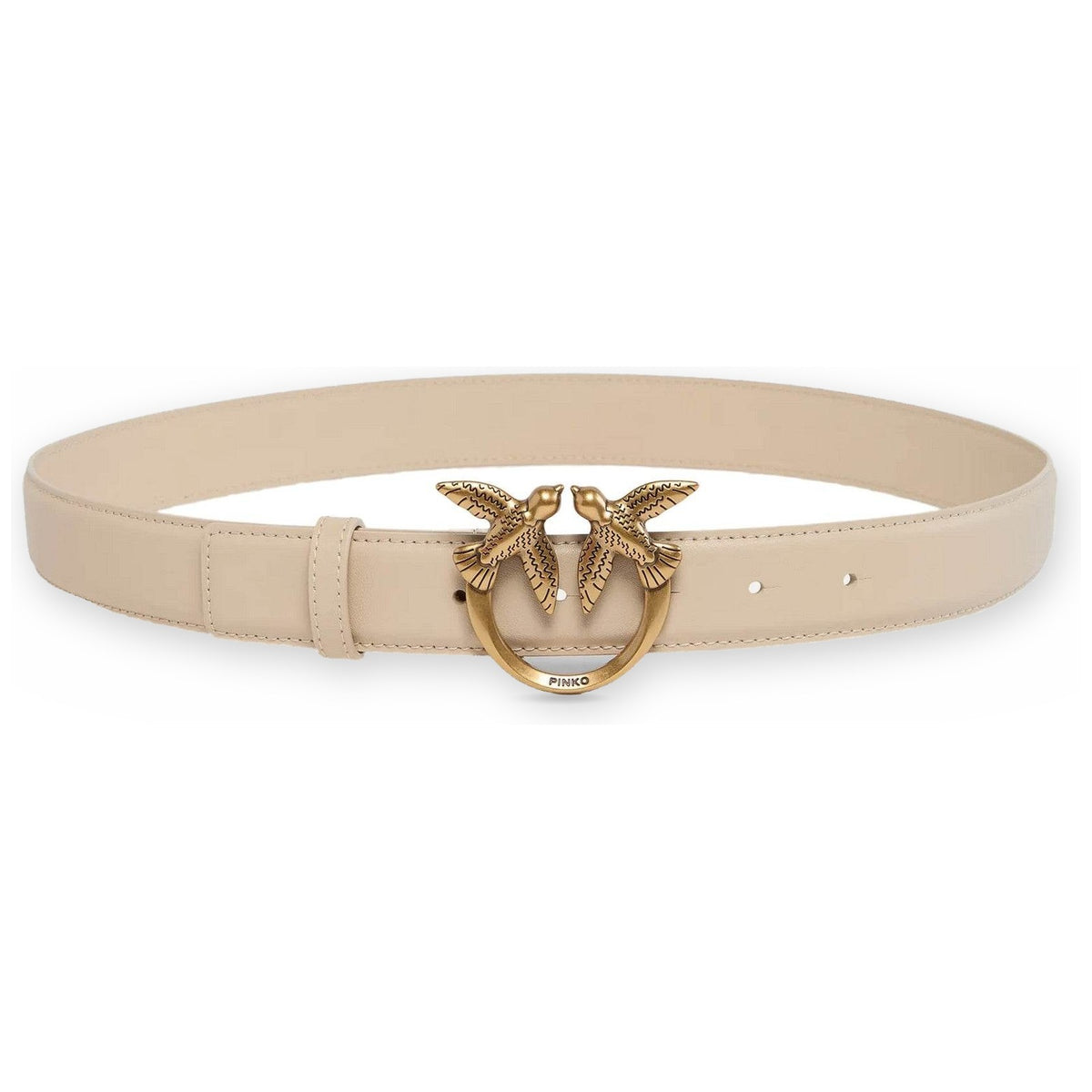 Cinture Donna Pinko - Love Berry H3 Belt Vitello Set - Beige