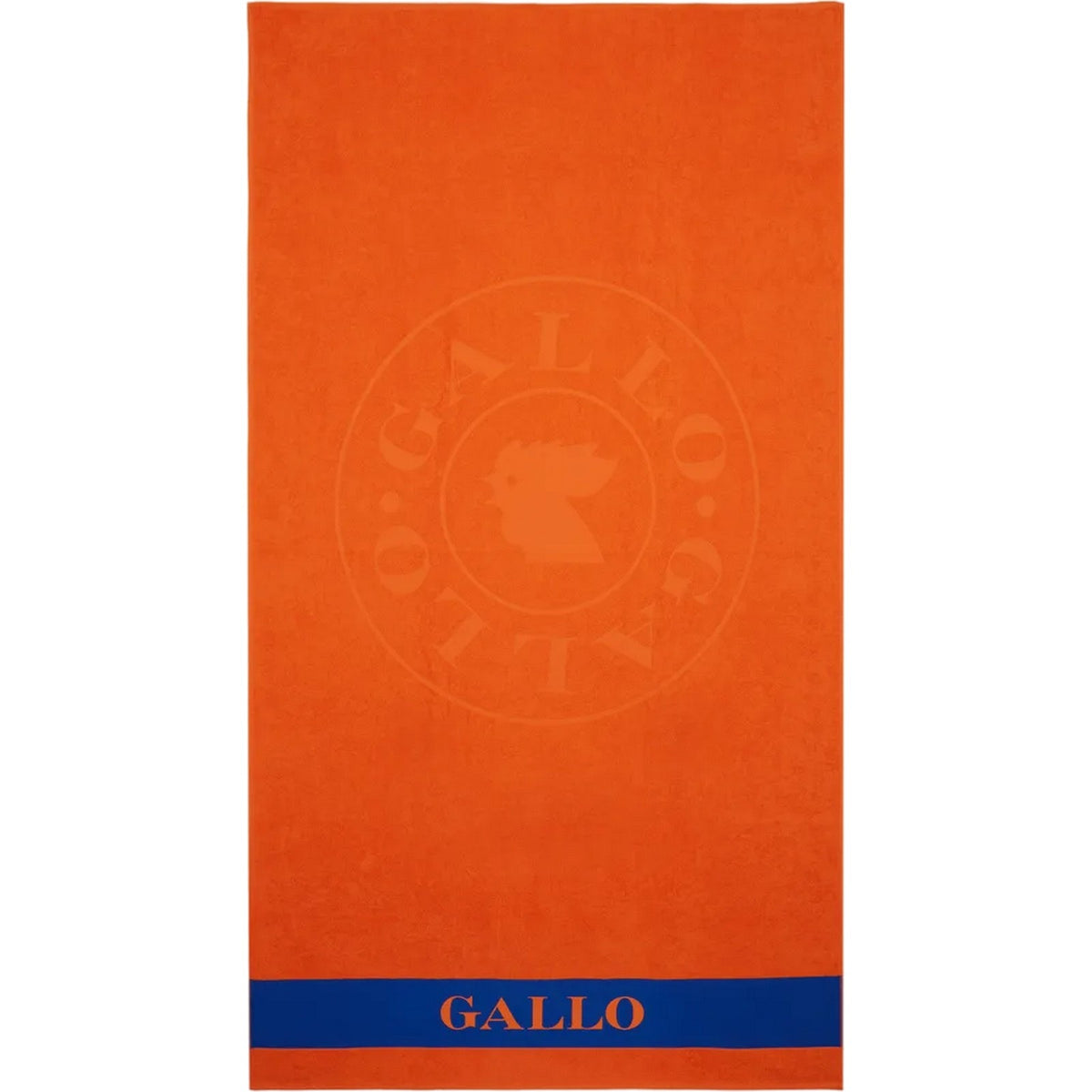 Teli mare Unisex Gallo - Telo Mare Co Logato Con Banda In Contrasto - Arancione
