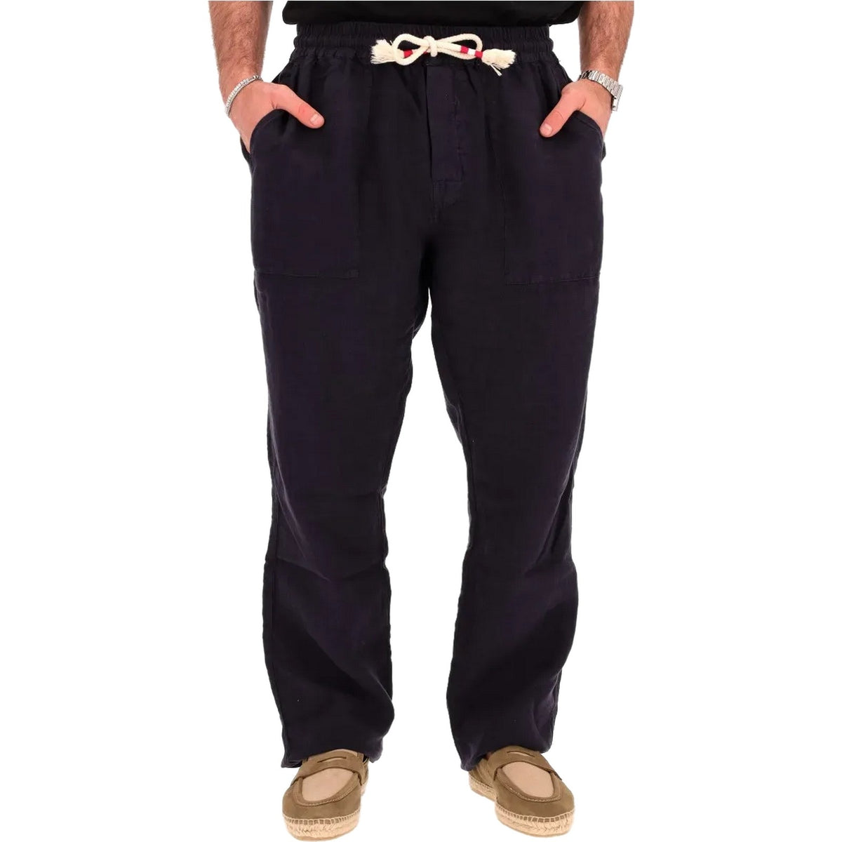 Pantaloni Uomo Mc2 Saint Barth - Pant With Colisse - Blu