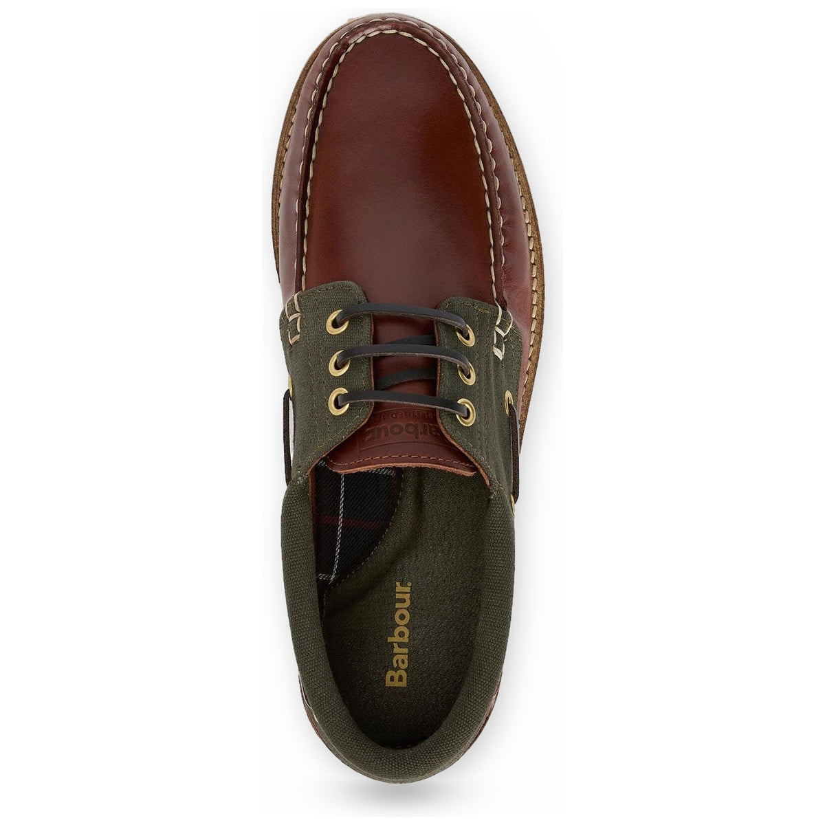 Scarpe da barca Uomo Barbour - Deck Boat Shoe - Marrone