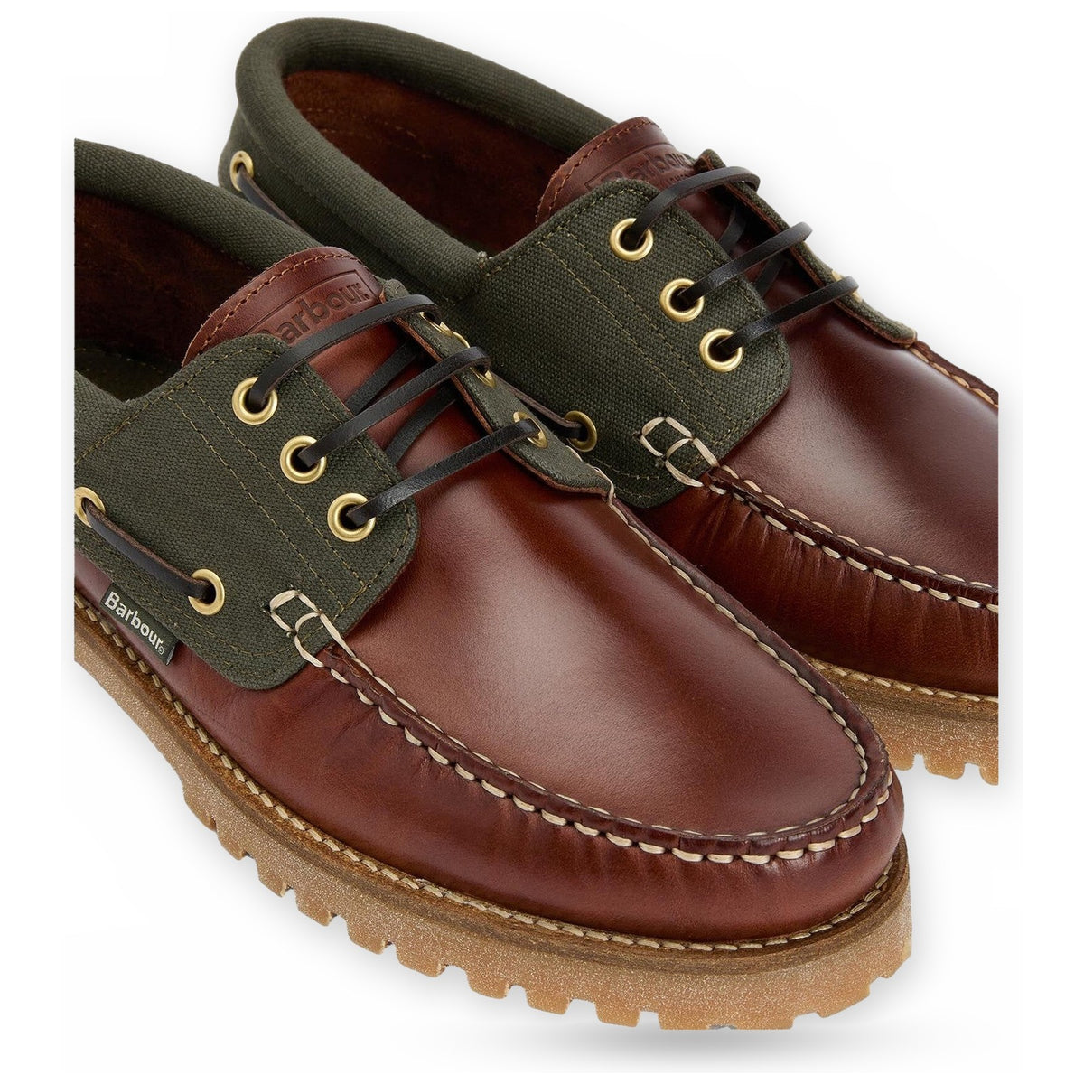 Scarpe da barca Uomo Barbour - Deck Boat Shoe - Marrone