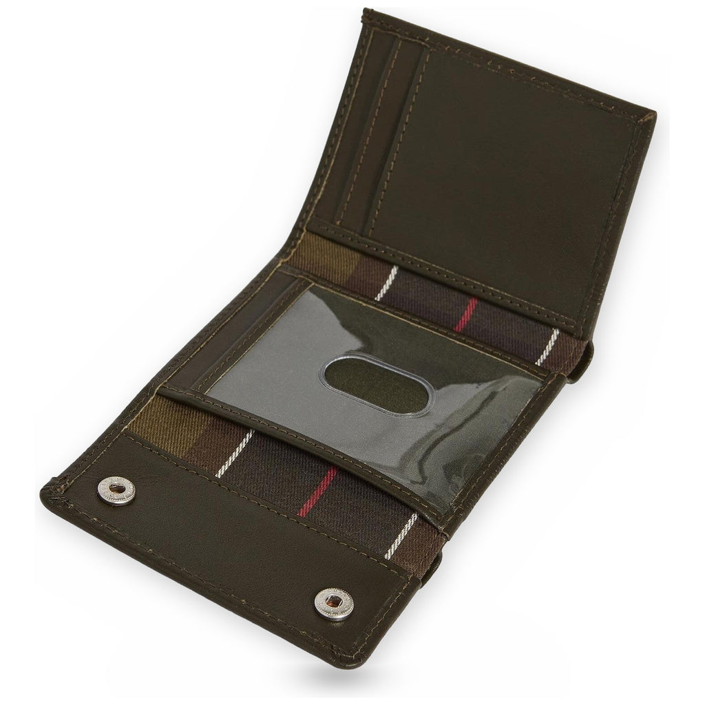 Portafogli Uomo Barbour - Brunton Leather Wallet & Key Set - Verde