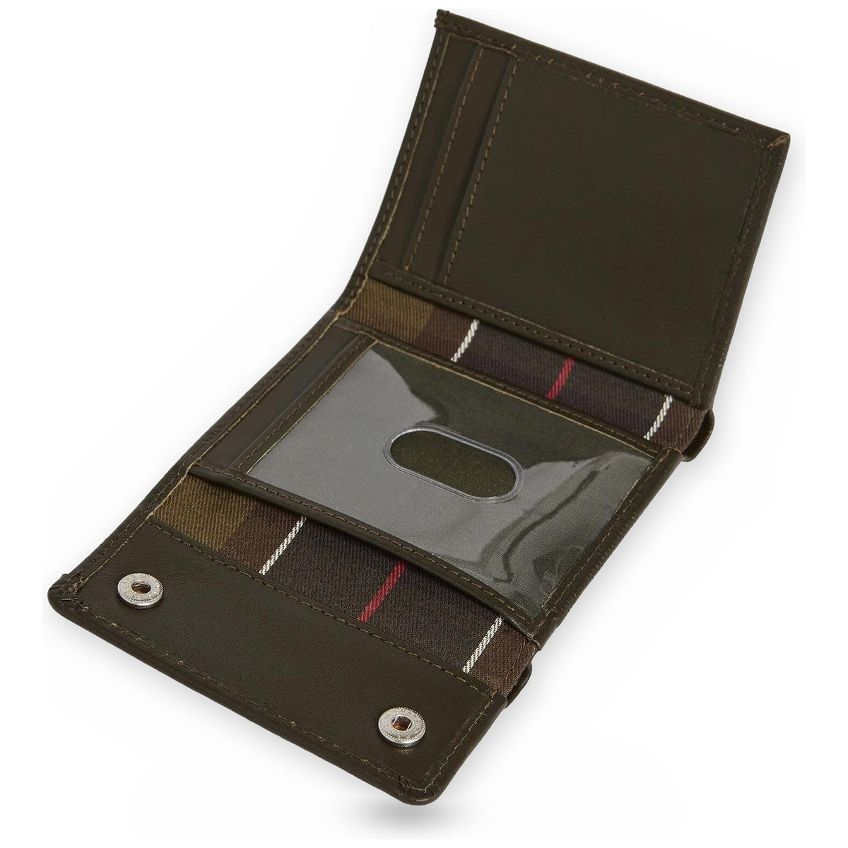 Portafogli Uomo Barbour - Brunton Leather Wallet & Key Set - Verde