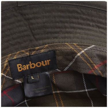 Baschi e berretti Uomo Barbour - Wax Bucket Hat - Oliva