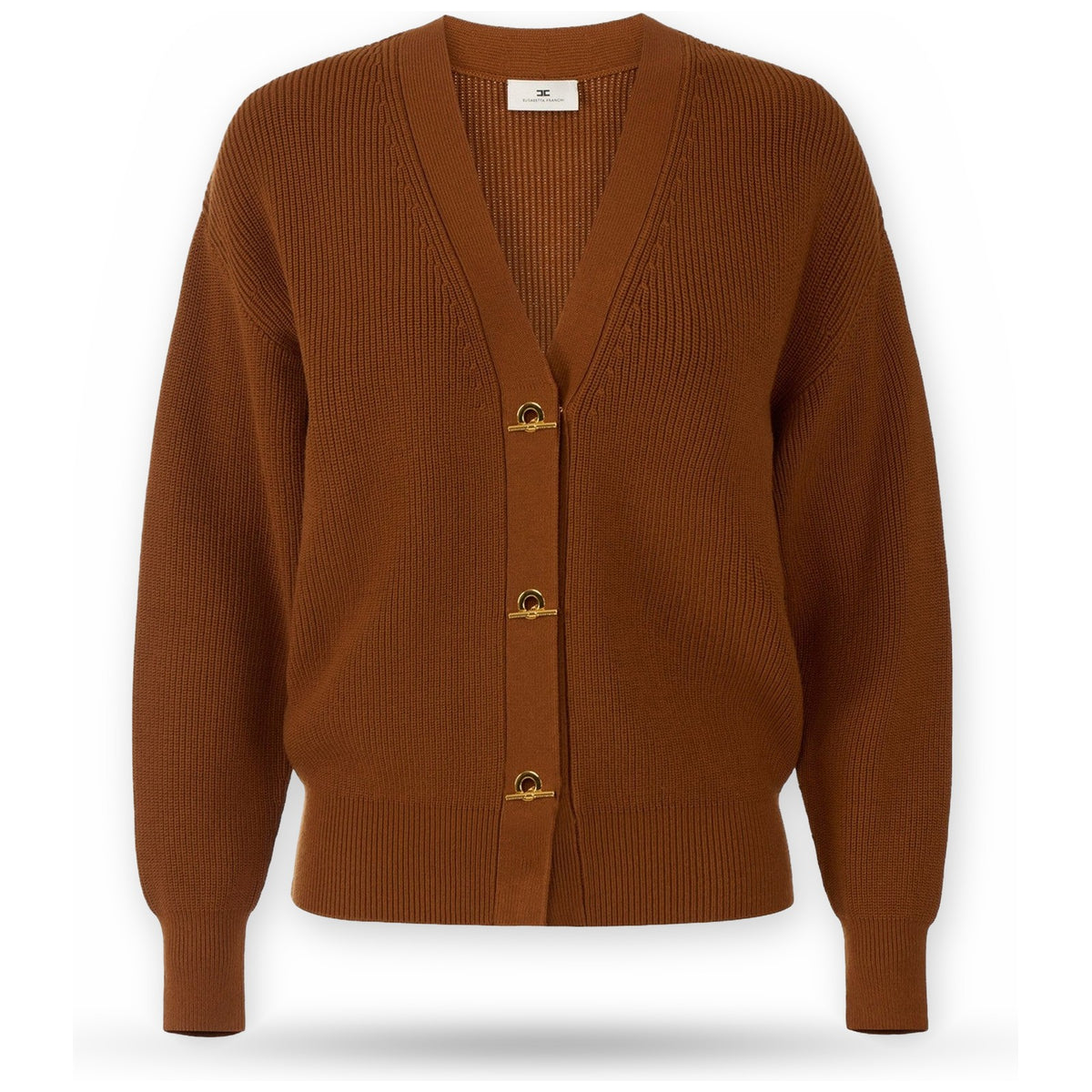 Maglie Donna Elisabetta Franchi - Maglia tricot MK01S66E2 - Marrone