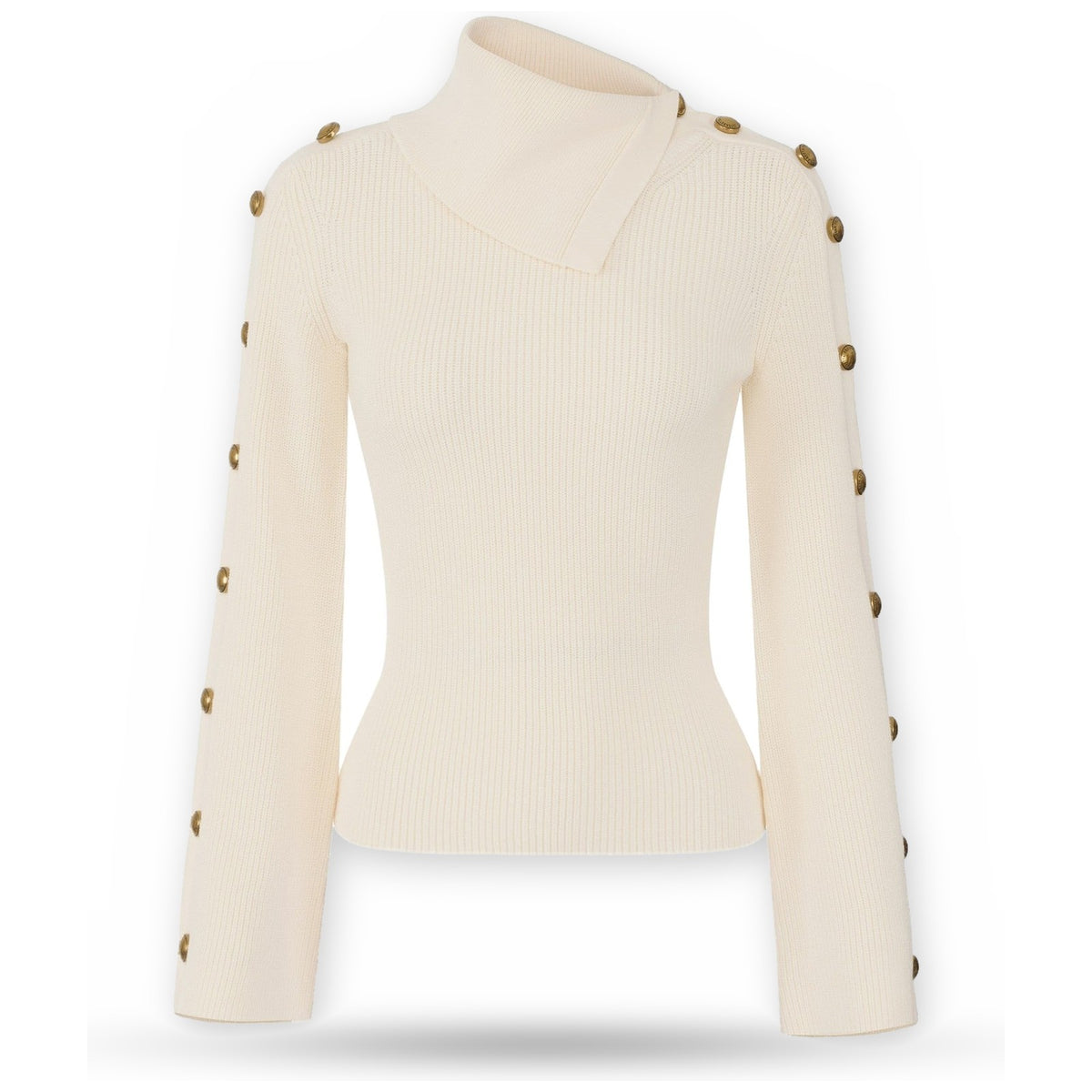 Maglie Donna Elisabetta Franchi - Maglia tricot MK03S66E2 - Avorio