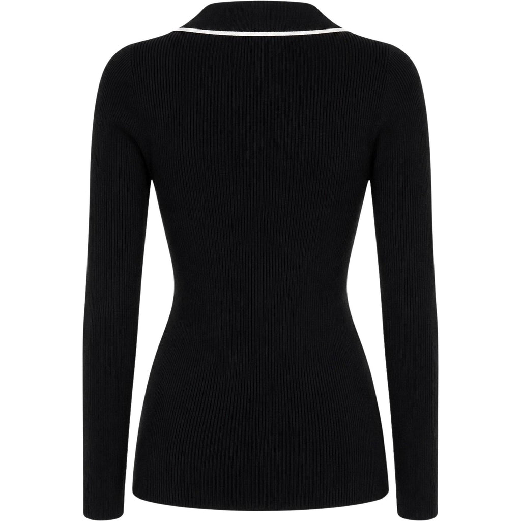Polo Donna Elisabetta Franchi - Maglia tricot MK17B66E2 - Nero