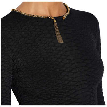Maglie Donna Elisabetta Franchi - Maglia tricot MK32S67E2 - Nero