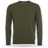Maglie Uomo Barbour - Essential Lambswool Crew Neck - Verde