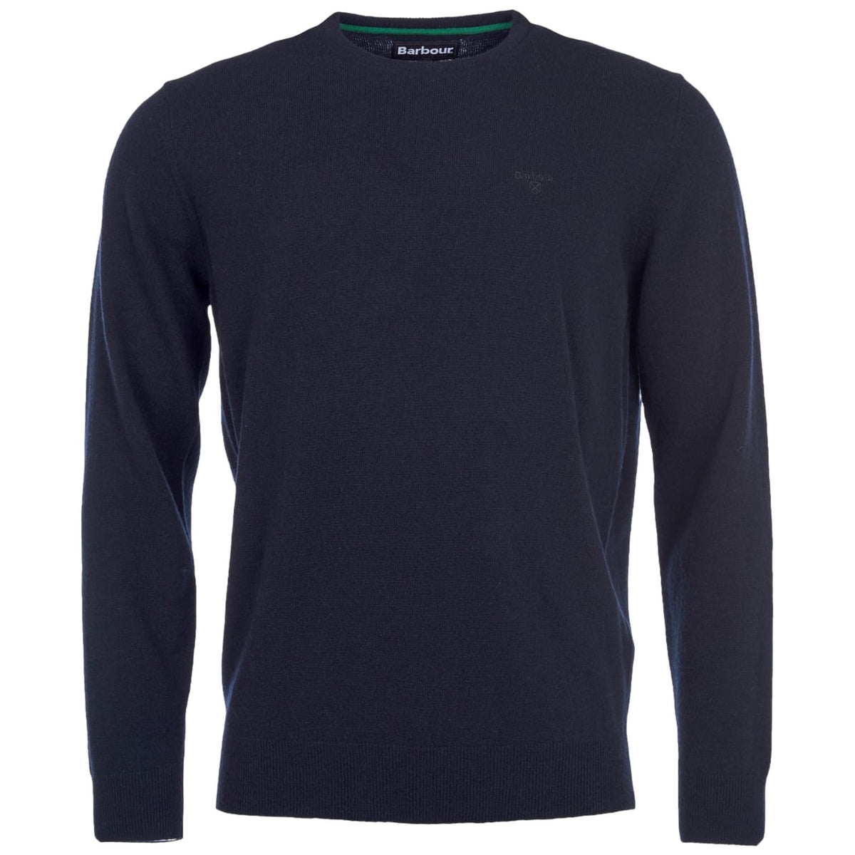 Maglie Uomo Barbour - Essential Lambswool Crew Neck - Blu