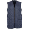 Gilet Uomo Barbour - Polarquilt Waistcoat Zip Liner - Blu