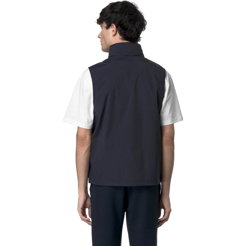 Gilet Uomo K-Way - Valen Stretch Nylon Jersey - Blu-Gianni Foti