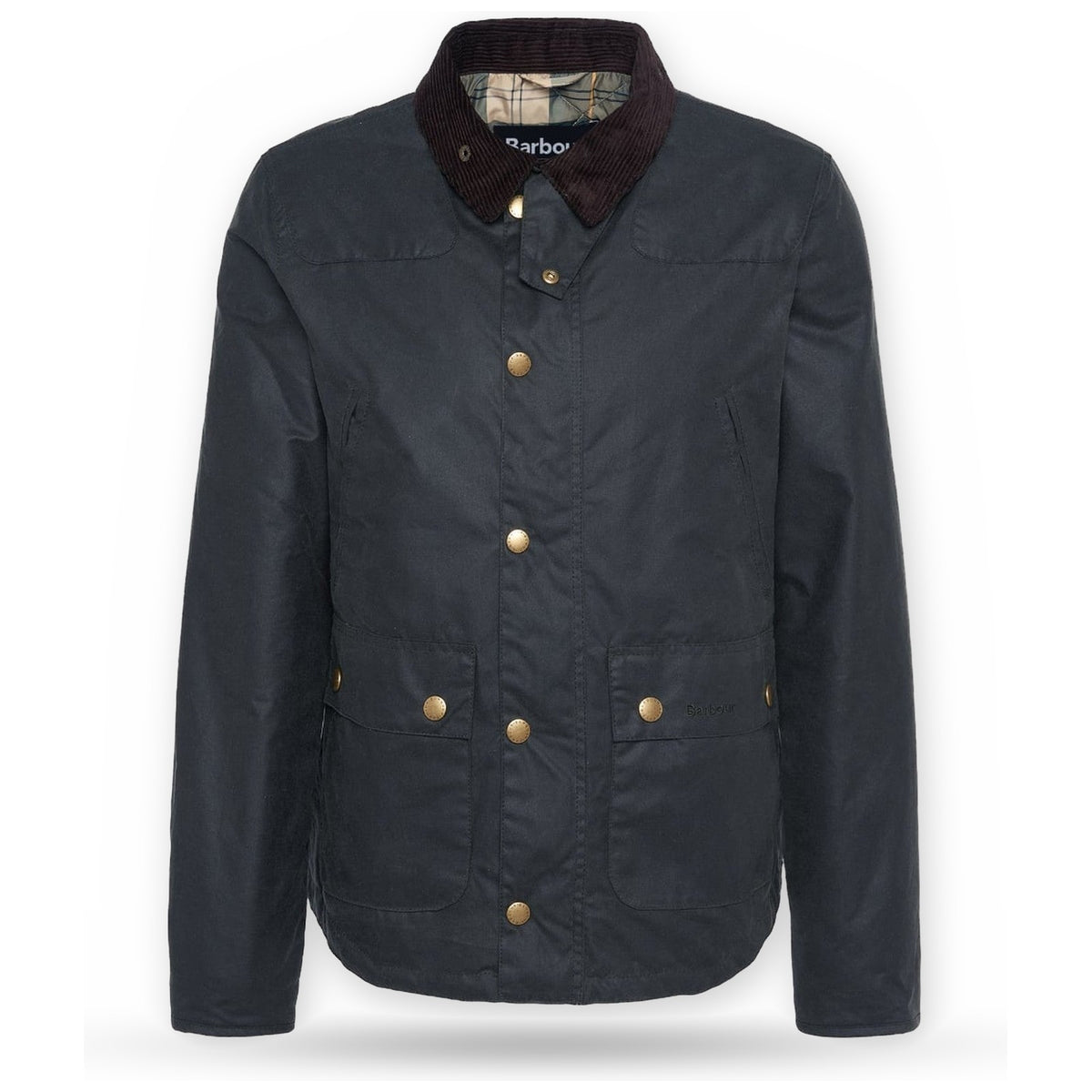 Giubbotti Uomo Barbour - Reelin Wax Jacket - Verde