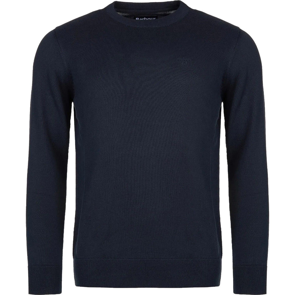 Maglioni Uomo Barbour - Pima Cotton Crew - Blu-Gianni Foti