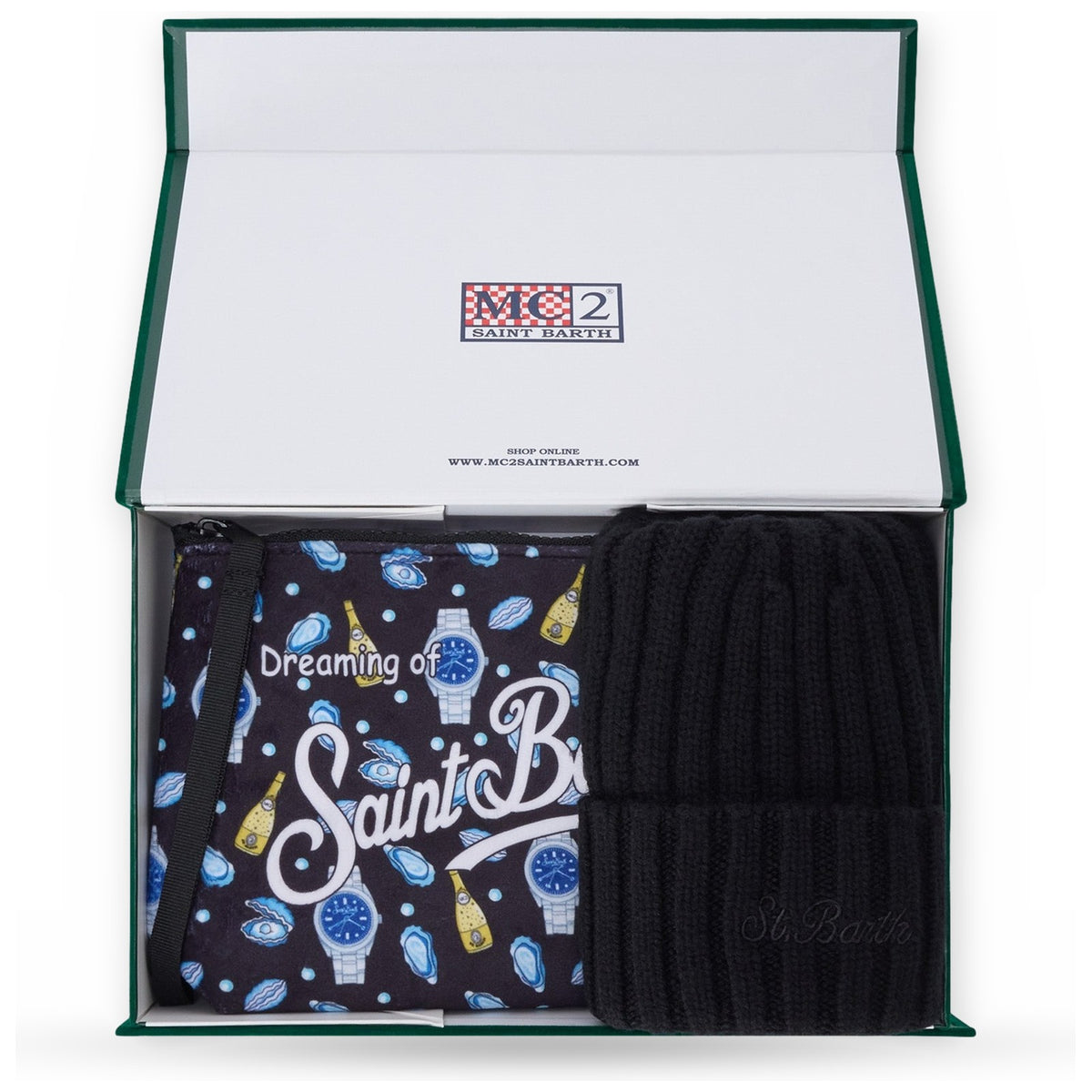 Set di capi coordinati Unisex Mc2 Saint Barth - Hat and Pochette Set Sparkling Watch 00 - Multicolore