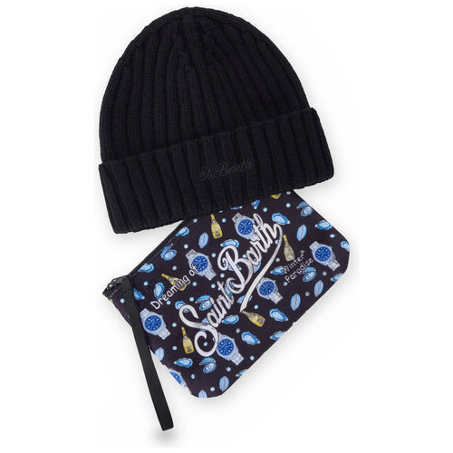 Set di capi coordinati Unisex Mc2 Saint Barth - Hat and Pochette Set Sparkling Watch 00 - Multicolore